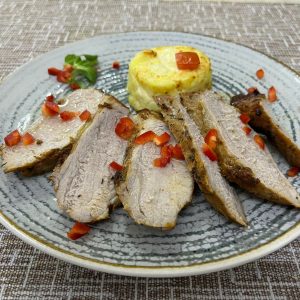 MUŞCHIULEŢ PORC PE PIATRĂ ÎNCINSĂ